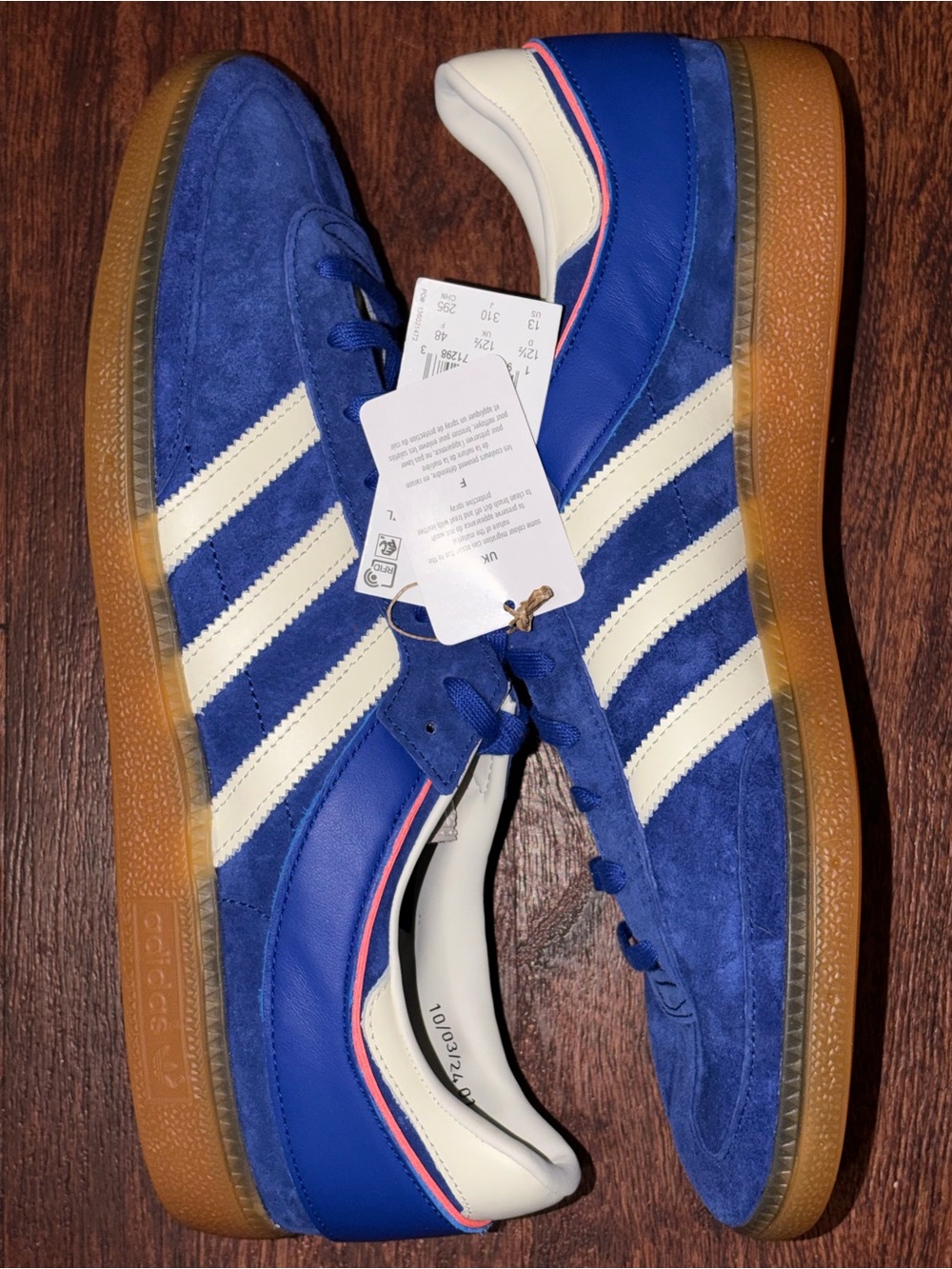 adidas size 13 Blue Suede Shoes
